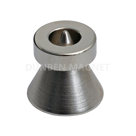 N48 25x25 mm taper cone permanent neodymium magnet