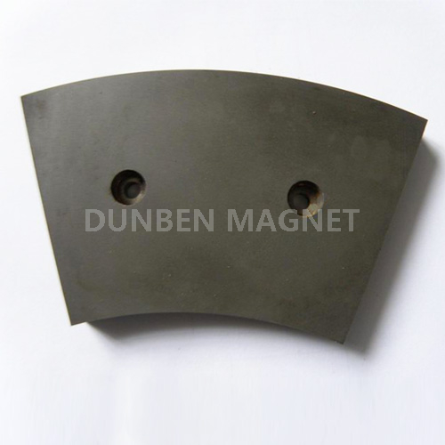 Permanent AlNiCo Segment arc Magnet with Holes for Industrial Use, Motor, Generator