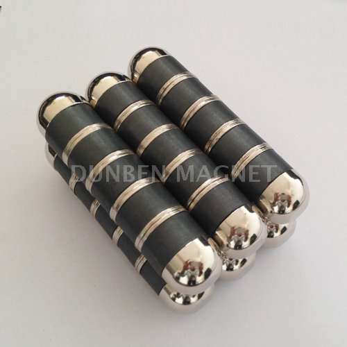Ceramic C5 Cow Magnet,Rumax Magnet,Ringed Ferrite Cow Magnet with metal end,Heavy Duty Cow Magnet with Steel End Caps , Ru-master 5 Cow Magnet